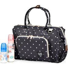 Lal Baby Baggage Bag Puantiye Omuz Askılı Anne Bebek Bakım Çantası