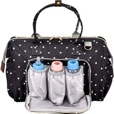 Lal Baby Baggage Bag Puantiye Omuz Askılı Anne Bebek Bakım Çantası