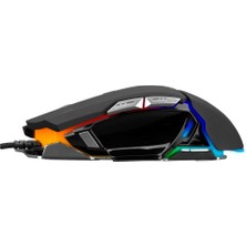 Rampage RM-607 Heady USB Siyah 4800DPI Rgb Ledli Gaming Oyuncu Mouse