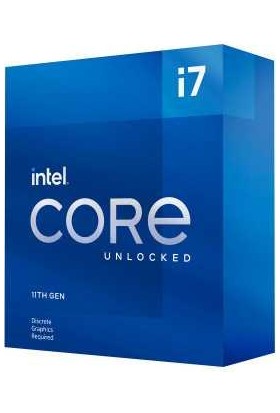 Intel Core i7-11700KF 3.6 GHz 8 Çekirdek 16MB Cache LGA1200 Soket 14nm İşlemci