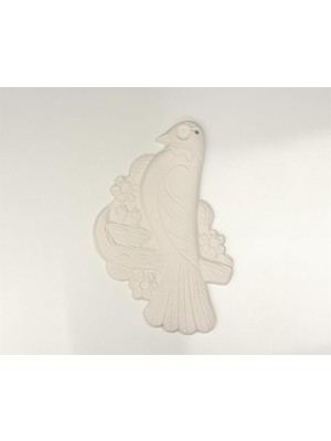 Refsan Aile Kuş Seramik Bisküvi Boyanabilir Obje