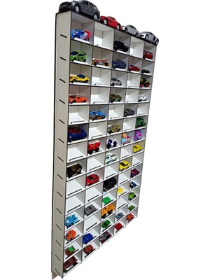 ERSOY HOME Eğimli Dekoratif Duvar Araba Rafı-70 ARAÇLIK