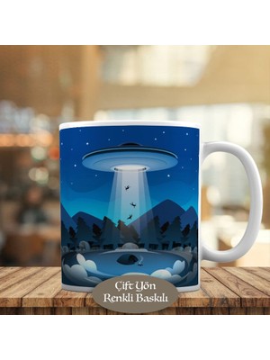Asilmeydan Ufo Gemisine Işınlanan Hayvanlar Kupa Bardak Hediyelik-919826