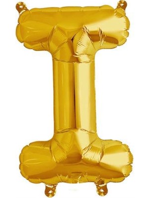 Parti Adresi Harf Folyo Balon I Harfi Altın Renk 80 cm - 32"