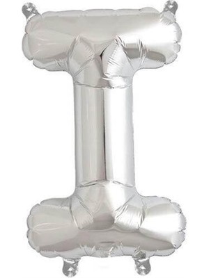 Parti Adresi Harf Folyo Balon I Harfi Gümüş Renk 80 cm - 32"