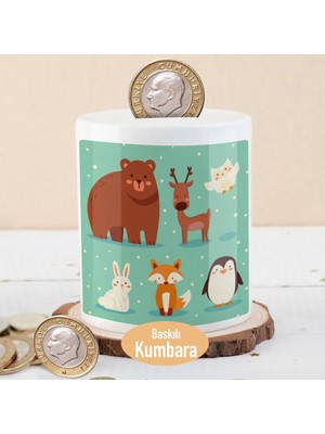 Asilmeydan Sevimli Vahşi Hayvan Arkadaşlar Para Birikim Kumbarası -724006