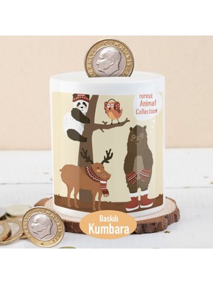 Asilmeydan Ağaca Tırmanan Panda ve Arkadaşları Para Birikim Kumbarası -2143