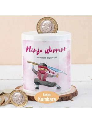 Asilmeydan Ninja Warrior Para Birikim Kumbarası Çocuklara Uygun Seramik Malzeme ile Hediye Fikri