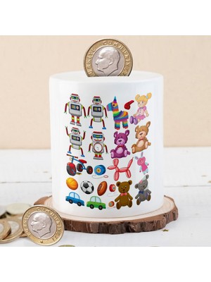 Asilmeydan Renkli Sevimli Oyuncaklar Para Birikim Kumbarası -1308-23219