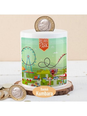 Asilmeydan Eğlenceli Lunapark Manzara Para Birikim KUMBARASI-1284-9702