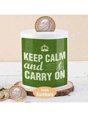 Asilmeydan Keep Calm And Carry On Yazılı Para Birikim KUMBARASI-2147492349