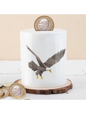 Asilmeydan Geometrik Şekilli Uçan Kartal Para Birikim KUMBARASI-7840CA168D