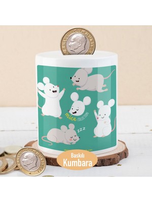 Asilmeydan Minik Fareler Mouse Baskılı Para Birikim KUMBARASI-214
