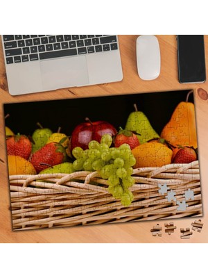 Asilmeydan Rengarenk Meyve Dolu Sepet 240 Parça Puzzle YAPBOZ-74845