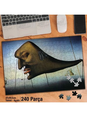 Asilmeydan Asil Hobi Salvador-Dalı - Derin Uyku Yapboz - Ayak Destekli Çerçeveli 240 Parça Puzzle