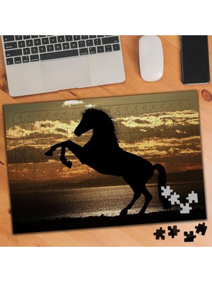 Asilmeydan Şaha Kalkmış At 240 Parça Puzzle YAPBOZ-1804425