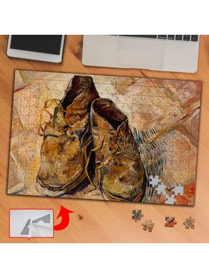 Asilmeydan Evler ve Figür, Van Gogh 240 Parça Puzzle Yapboz TABLO-461003