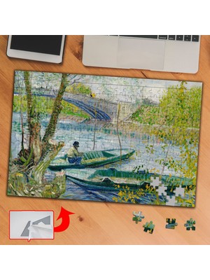 Asilmeydan Baharda Balıkçılık, Van Gogh 240 Parça Puzzle Yapboz TABLO-92837
