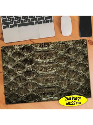 Asilmeydan Piton Yılanı Deri Deseni 240 Parça Puzzle YAPBOZ-86327641