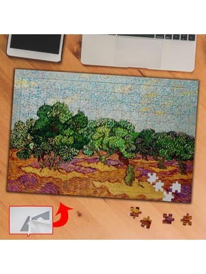 Asilmeydan Zeytin Ağaçları,van Gogh 240 Parça Puzzle Yapboz TABLO-1946