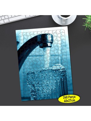 Asilmeydan Bardak Dolduran Musluk 240 Parça Puzzle YAPBOZ-8697019