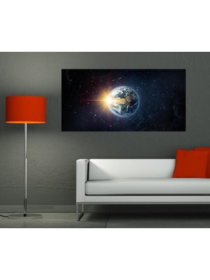 Sticker Art Arkası Yapışkanlı Duvar Poster Dünya