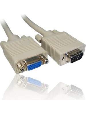 Oem VGA Dişi+Vga Erkek 5 mt VGA Uzatma Kablosu
