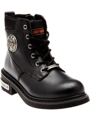 Harley Davidson Jim Erkek(Unisex) Siyah Deri Bot 025M100128