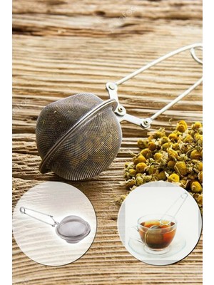 Pratik Mağazam  Bitki Çayı Demleme Süzgeci