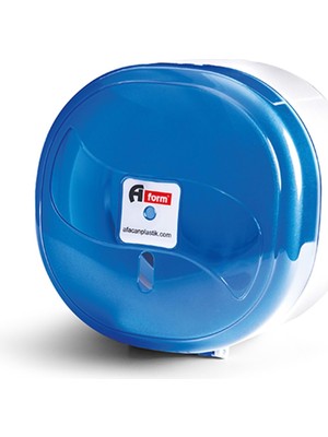 A Form Küçük Içten Çekme Wc Kağıdı Aparatı Şeffaf (Mavi)