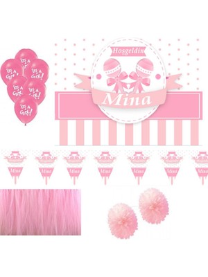 Hayaller Dükkanı Hoşgeldin Bebeğim Kız Bebek Çıngıraklı Set HDTS110