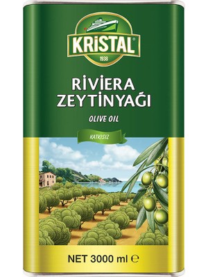 Kristal Riviera Zeytinyağı 3 lt