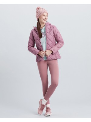 Skechers W Capitone Hooded Jacket Kadın Pembe Mont S212001-620