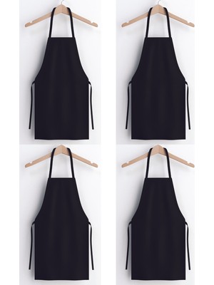 Önlük Evi 4 Adet Eko Mutfak Önlüğü Aşçı Önlüğü Chef Önlüğü Garson Önlüğü