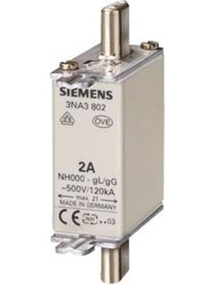 Sıemens 3na3 810 25A Seramik Gövdeli Nh Bıçaklı Sigorta Buşonu