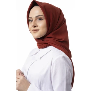 ALLURİNG Kadın Kiremit Medine Ipeği Eşarp