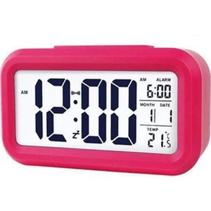 Sıcaklık Tipi Tembel Erteleme Alarmı Arkadan Aydınlatmalı Elektronik Saat - Kırmızı Gül (Yurt Dışından)