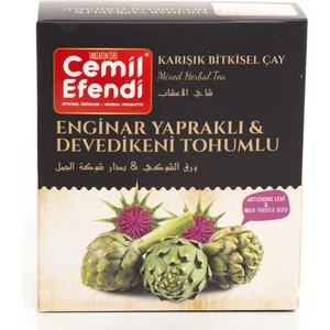Cemil Efendi Enginar Yapraklı Devedikeni Tohumlu Çayı 60 Lı Süzen Poşet