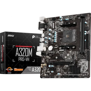 Msı MB A320M Pro-Vh A320M DDR4 Am4 4x Sata VGA HDMI Anakart