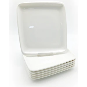 Porselen 6'lı Moove Kare Tabak