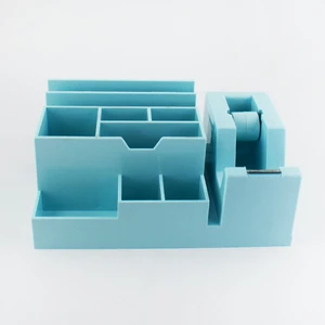 Ops Masaüstü Organizer Kalemlik Bantlıklı Pastel Mavi KLM-301