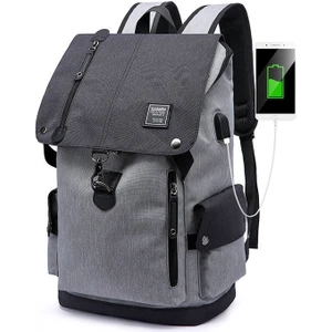 1st Choice Erkek Sırt Çantası Koleji Öğrenci Çantası Erkek Sırt Çantası Rahat Açık Seyahat Laptop Çantası (Yurt Dışından)