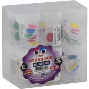 Renkli Oynar Göz 5012 Rb.20 mm