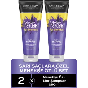 John Frieda Sarı Saçlara Özel Menekşe Özlü Mor Şampuan 250 ml 2'li