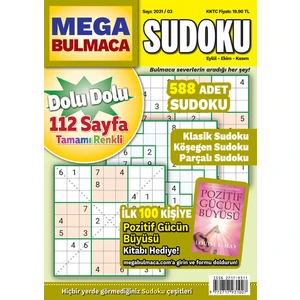 Mega Sudoku Bulmaca 2021/03