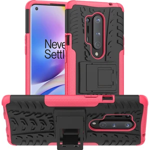Oneplus 8 Pro İçin Shockproof Çift Katmanlı Standlı Korumalı Kılıf (Yurt Dışından)