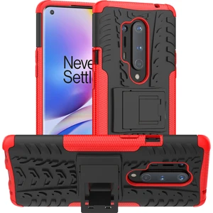 Oneplus 8 Pro İçin Shockproof Çift Katmanlı Standlı Korumalı Kılıf (Yurt Dışından)