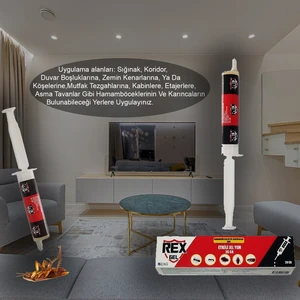 Hamam Böceği Haşere ve Karınca Için Uzun Süre Etkili Şırınga Jel Yem Böcek Kalıcı Etki 20 gr