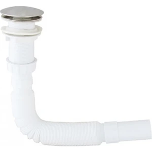 S524 Stoplu Lavabo Sifonu Krom Lüx