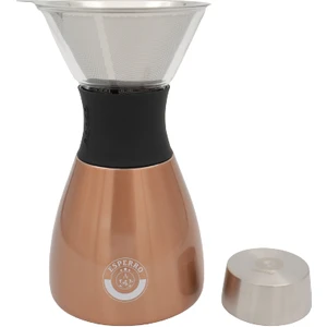 Paslanmaz Çelik Kahve Demleme Seti, Metalik Renkli Pour Over - Po300